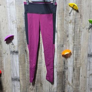 Lululemon Black Maroon All You Need Mesh Tight 4